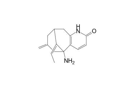 (11E)-(+-)-5-Amino-11-ethylidene-5,6,7,8,9,10-hexahydro-7-methylene-5,9-mathanocycloocta[b]pyridine-2(1H)-one