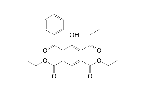 4-Benzoyl-5-hydroxy-6-propionyl-isophthalic acid diethyl ester