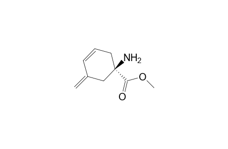 (1R)-1-amino-5-methylene-1-cyclohex-3-enecarboxylic acid methyl ester