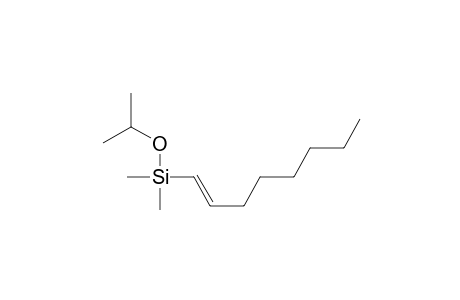 Silane, dimethyl(1-methylethoxy)-1-octenyl-, (E)-