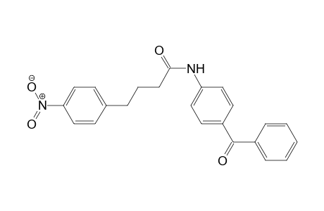 4-(4-nitrophenyl)-N-[4-(phenylcarbonyl)phenyl]butanamide