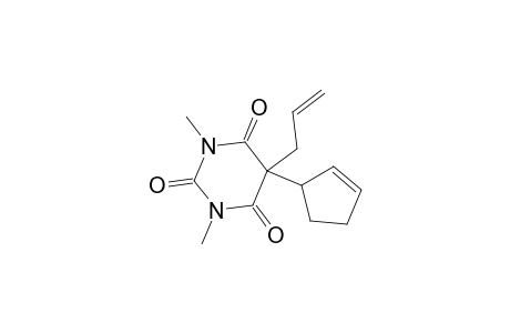 5-(1-cyclopent-2-enyl)-1,3-dimethyl-5-prop-2-enyl-1,3-diazinane-2,4,6-trione