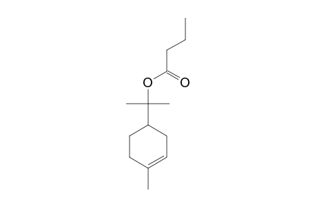 Butanoic acid, 1-methyl-1-(4-methyl-3-cyclohexen-1-yl)ethyl ester