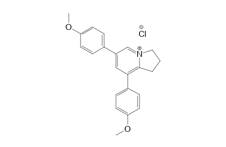 FICUSEPTINE;4,6-BIS-(4-METHOXYPHENYL)-1,2,3-TRIHYDROINDOLIZINIUM-CHLORIDE