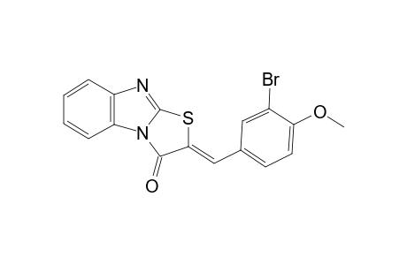 (2Z)-2-(3-bromo-4-methoxybenzylidene)[1,3]thiazolo[3,2-a]benzimidazol-3(2H)-one