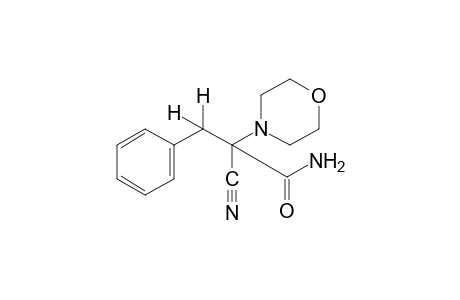 alpha-BENZYL-alpha-CYANO-4-MORPHOLINEACETAMIDE