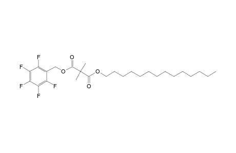 Dimethylmalonic acid, pentafluorobenzyl tetradecyl ester