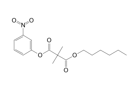 Dimethylmalonic acid, hexyl 3-nitrophenyl ester