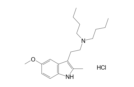 3-[2-(dibutylamino)ethyl]-5-methoxy-2-methylindole, monohydrochloride