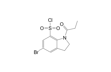 5-bromo-1-propionyl-7-indolinesulfonyl chloride