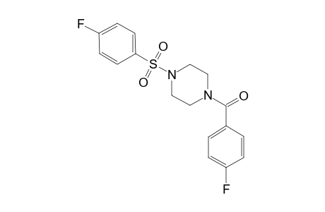 Piperazine, 1-(4-fluorobenzoyl)-4-[(4-fluorophenyl)sulfonyl]-