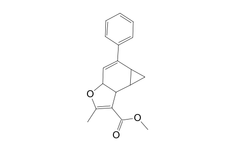 Methyl (3aRS,5aSR,6aRS,6bRS)-3a,5a,6a,6b-Tetrahydro-2-methyl-5-phenyl-6aH-cyclopropa[e]benzofuran-1-carboxylate