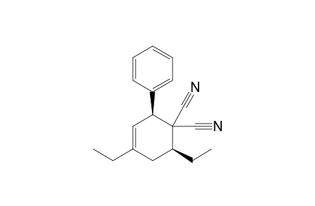 CIS-1,1-DICYANO-4,6-DIETHYL-2-PHENYLCYCLOHEX-3-ENE