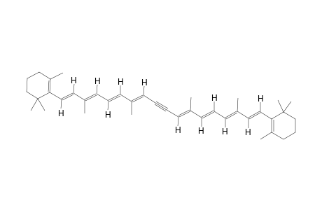1,3,3-trimethyl-2-[(1E,3E,5E,7E,11E,13E,15E,17E)-3,7,12,16-tetramethyl-18-(2,6,6-trimethyl-1-cyclohexenyl)octadeca-1,3,5,7,11,13,15,17-octaen-9-ynyl]cyclohexene