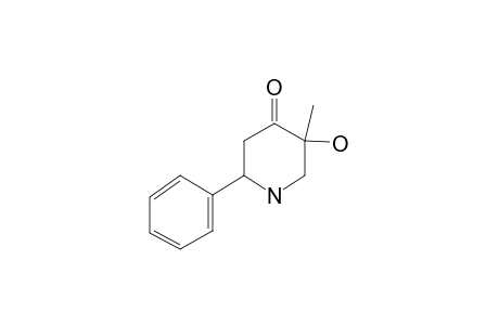 3.alpha.-Hydroxy-3-methyl-6-phenyl-4-piperidone