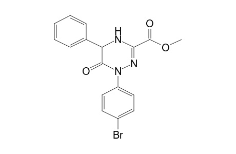 1-(4-Bromophenyl)-6-oxo-5-phenyl-1,4,5,6-tetrahydro[1,2,4]triazine-3-carboxylic acid, methyl ester