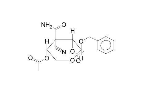 BENZYL 2,4-DI-O-ACETYL-3-DEOXY-3-C-CARBAMOYL-3-C-CYANO-BETA-L-XYLOPYRANOSIDE