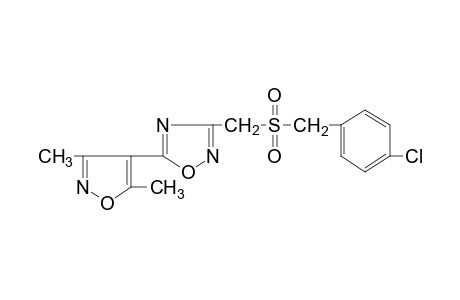 3-{[(p-chlorobenzyl)sulfonyl]methyl}-5-(3,5-dimethyl-4-isoxazolyl)-1,2,4-oxadiazole