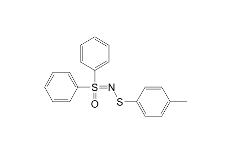 Sulfoximine, N-[(4-methylphenyl)thio]-S,S-diphenyl-