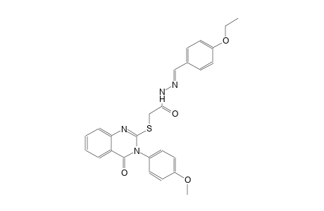 N'-[(E)-(4-ethoxyphenyl)methylidene]-2-{[3-(4-methoxyphenyl)-4-oxo-3,4-dihydro-2-quinazolinyl]sulfanyl}acetohydrazide