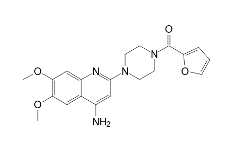 Piperazine, 1-(4-amino-6,7-dimethoxy-2-quinolinyl)-4-(2-furanylcarbonyl)-