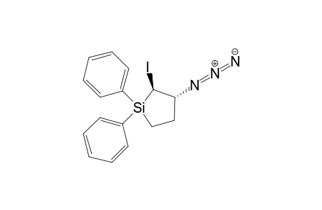 (2S,3R)-3-azido-2-iodanyl-1,1-diphenyl-silolane