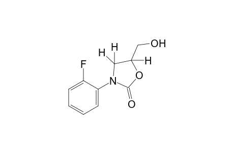 3-(o-fluorophenyl)-5-(hydroxymethyl)-2-oxazolidinone