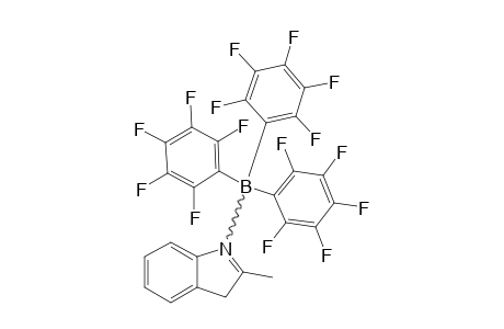 N-[TRIS-(PENTAFLUOROPHENYL)-BORANE]-2-METHYL-3H-INDOLE