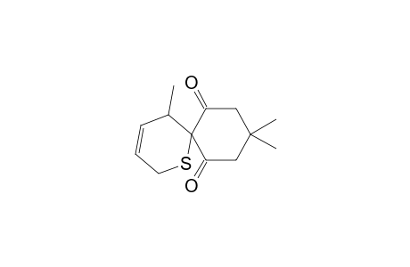 5,9,9-Trimethyl-1-thia-spiro[5.5]undec-3-en-7,11-dione