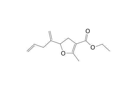 2-Methyl-3-(ethoxycarbonyl)-5-(penta-1',4'-dien-2'-yl)-4,5-dihydrofuran