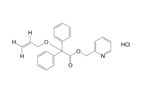 (allyloxy)diphenylacetic acid, (2-pyridyl)methyl ester, hydrochloride