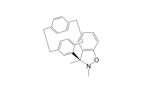 (3R*)-2,3-DIMETHYL-3-((4R*)-(4'-[2.2]-PARACYCLOPHANYL)-2,3-DIHYDROBENZO-[D]-ISOXAZOLE