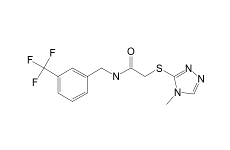 Acetamide, N-(3-trifluoromethylbenzyl)-2-(4-methyl-4H-1,2,4-triazol-3-ylthio)-