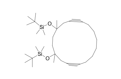1,14-Dimethyl-1,14-bis(tert-butyldimethylsilyloxy)cyclohexadeca-3,11-diyne