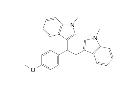 3,3'-(1-(4-Methoxyphenyl)ethane-1,2-diyl)bis(1-methyl-1H-indole)