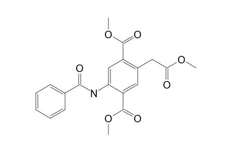 Dimethyl 2-(benzoylamino)-5-[(methoxycarbonyl)methyl]-terephthalate