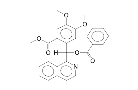 1-(ALPHA-BENZOYLOXY-2-METHOXYCARBONYL-3,4-DIMETHOXYBENZYL)ISOQUINOLINE