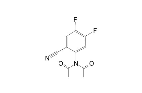 2-Amino-4,5-difluorobenzonitrile, N,N-diacetyl-