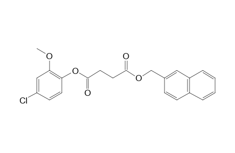 Succinic acid, naphth-2-ylmethyl 4-chloro-2-methoxyphenyl ester