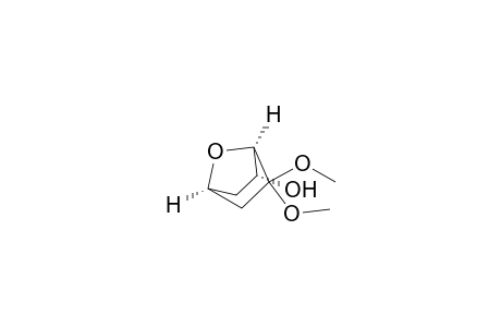 7-Oxabicyclo[2.2.1]heptan-2-ol, 6,6-dimethoxy-, (1R-exo)-