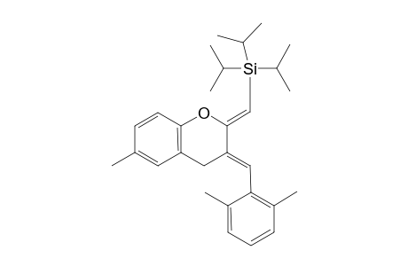 2-(Z)-Triisopropylsilylmethylidene-3-(E)-(2,6-dimethylphenyl)methylidene-6-methyl-chromane