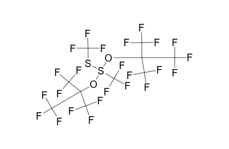 TRIFLUOROMETHYL-(TRIFLUOROMETHYLTHIO)-BIS-(NONAFLUORO-TERT.-BUTOXY)-SULFURANE