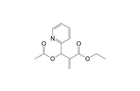 Ethyl 3-acetoxy-2-methylene-3-(2-pyridyl)propionate