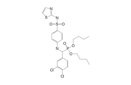 Dibutyl-(3,4-dichlorophenyl)-[4-(N-thiazol-2-yl-sulfamoyl)-phenylamino]-methyl-phosphonate