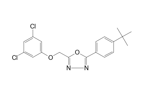 2-(p-tert-butylphenyl)-5-[(3,5-dichlorophenoxy)methyl]-1,3,4-oxadiazole