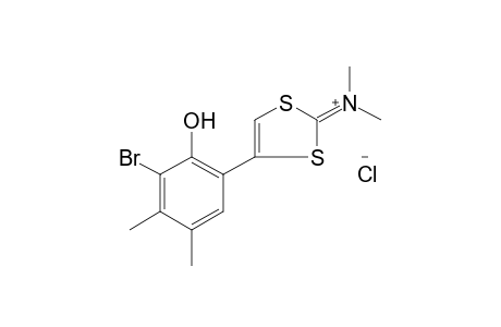 [4-(5-bromo-6-hydroxy-3,4-xylyl)-1,3-dithiol-2-ylidene]dimethylammonium chloride
