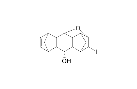 10.alpha.-Hydroxy-13-iodo-17-oxahexacyclo[10.2.1.1(5,8).1(3,14).0(2,11).0(4,9)]-6-heptadecene