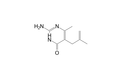 2-amino-6-methyl-5-(2-methylallyl)-4-pyrimidinol