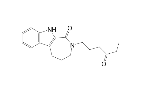 1,2,3,4,5,10-HEXAHYDRO-2-(4-OXOHEXYL)-AZEPINO-[3,4-B]-INDOL-1-ONE