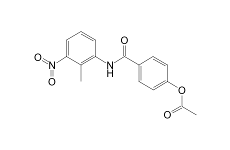 4-[(2-Methyl-3-nitroanilino)carbonyl]phenyl acetate